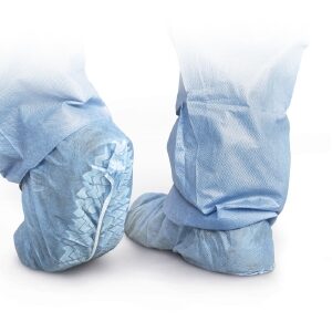 Shoe Cover X-Large Ankle High Nonskid Sole Blue NonSterile