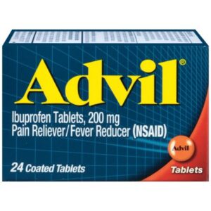 Pain Relief Advil 200 mg Strength Ibuprofen Tablet 24 per Box