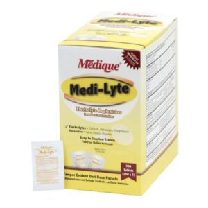 Mineral Supplement Medi-Lyte Calcium / Potassium / Magnesium 10.8 mg – 40 mg – 12 mg Strength Tablet 500 per Box