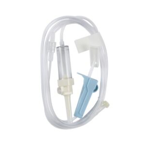 Primary IV Administration Set AMSafe Gravity 1 Port 15 Drops / mL Drip Rate Without Filter 78 Inch Tubing Solution Without Flow Regulator