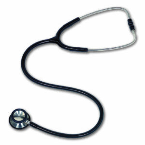 Clinician Stethoscope Black 1-Tube 31 Inch Tube Double Sided Chestpiece