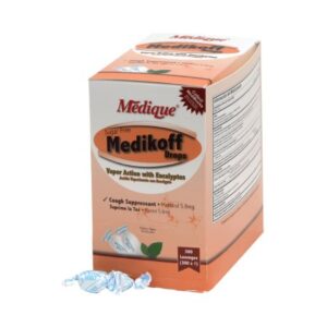 Cold and Cough Relief Medikoff 6.1 mg Strength Lozenge 300 per Box