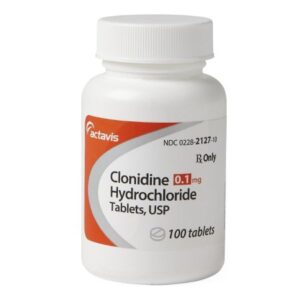 Clonidine HCl 0.1 mg Tablet 100 Tablets