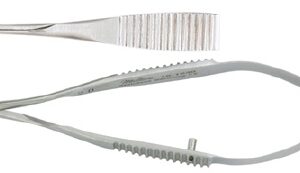 Micro Scissors Miltex Vannas 3-1/4 Inch Length OR / Surgical Grade German Stainless Steel NonSterile Thumb Handle Straight Sharp Tip / Sharp Tip