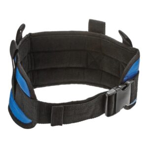 Gait Belt with Handles 30 Inch Length Blue Polyester