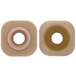 Ostomy Barrier New Image Flextend Precut, Extended Wear Adhesive Tape 44 mm Flange Green Code System Hydrocolloid 3/4 Inch Opening