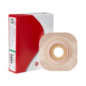 Ostomy Barrier New Image Flextend Precut, Extended Wear Adhesive Tape 44 mm Flange Green Code System Hydrocolloid 1 Inch Opening
