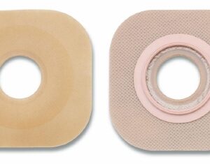 Ostomy Barrier New Image Flextend Precut, Extended Wear Without Tape 44 mm Flange Green Code System Hydrocolloid 7/8 Inch Opening