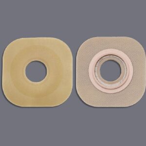 Ostomy Barrier New Image Flextend Precut, Extended Wear Without Tape 57 mm Flange Red Code System Hydrocolloid 1-3/8 Inch Opening