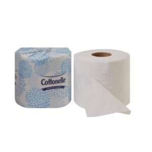 Toilet Tissue Kleenex Cottonelle Professional White 2-Ply Standard Size Cored Roll 451 Sheets 4 X 4 Inch