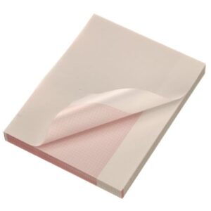 Recording Chart Paper Z-Fold Red Grid