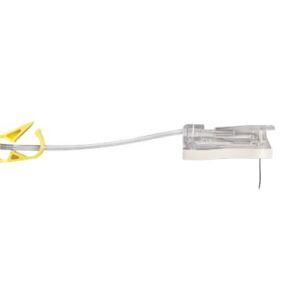 Huber Infusion Set Gripper Plus 22 Gauge 3/5 Inch 8 Inch Tubing Split Septum Y-Site Port