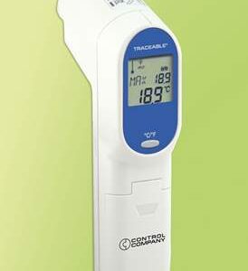 Infrared Thermometer Fisherbrand Traceable Fahrenheit / Celsius -76 degree to +932 degreeF (-60 degree to +500 degreeC) Infrared Sensor Handheld Battery Operated