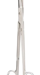 Dissecting Scissors Miltex Boettcher 7-1/4 Inch Length OR / Surgical Grade German Stainless Steel NonSterile Finger Ring Handle Curved Blunt Tip / Blunt Tip