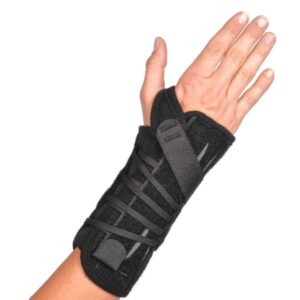 Wrist Brace Titan Wrist Aluminum / Nylon Right Hand Black Regular