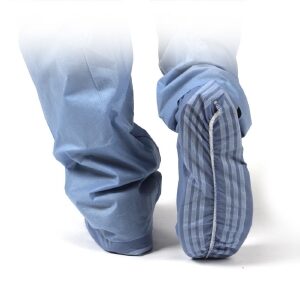 Shoe Cover X-Large Ankle High Nonskid Sole Blue NonSterile