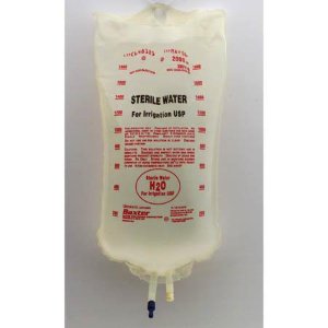 Irrigation Solution Sterile Water for Irrigation Not for Injection Flexible Bag 1,000 mL