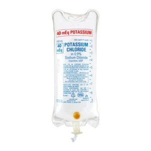 Potassium Chloride / Sodium Chloride 0.9% 40 mEq / 1,000 mL IV Solution 1,000 mL
