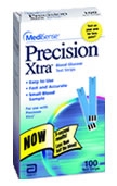 Blood Glucose Test Strips Precision Xtra 50 Strips per Pack
