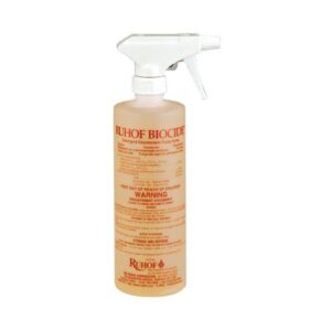 Surface Disinfectant Cleaner Ruhof Biocide Quaternary Based Trigger Spray Liquid 16 oz. Bottle Mild Scent NonSterile