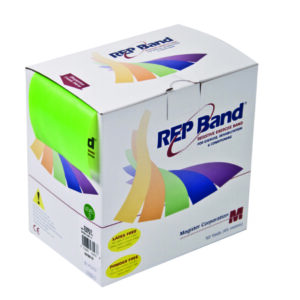Exercise Resistance Band REP Band Lime 4 Inch X 50 Yard Medium Resistance