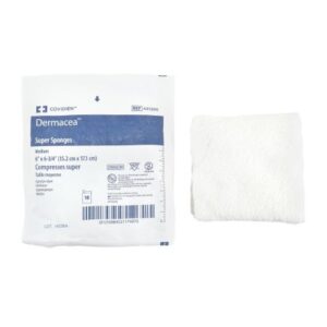 Fluff Dressing Dermacea 6 X 6-3/4 Inch 12-Ply Sterile 10 per Pack