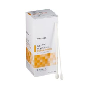 McKesson OB/GYN Swab 8 Inch Length NonSterile