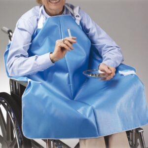 Smoker’s Apron No-Flame One Size Fits Most Blue Reusable