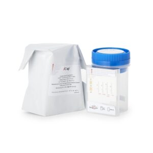 Drugs of Abuse Test Kit iCup A.D. AMP, COC, mAMP/MET, OPI, THC (OX, pH, SG) 25 Tests CLIA Non-Waived