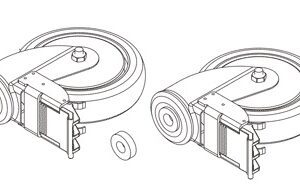 Caster Assembly For Lift Patient