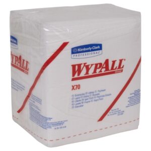 Task Wipe WypAll X70 Heavy Duty 76 Count Poly Pack 12 X 12-1/2 Inch NonSterile Reusable