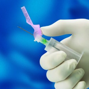 BD Vacutainer Eclipse Blood Collection Needle with Holder 22 Gauge 1-1/4 Inch Needle Length Safety Needle Without Tubing Sterile