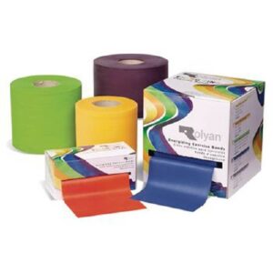 Exercise Resistance Band Rolyan Orange 5 Inch X 50 Yard Level 2 Resistance