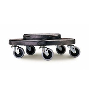 Trash Can Dolly Rubbermaid Brute 5 Casters 250 lbs. Weight Capacity Without Handle HDPE