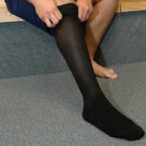 Compression Stocking JOBST for Men Knee High Large Black Closed Toe