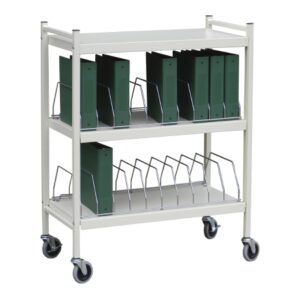 Vertical Chart Rack Omnicart Steel Beige