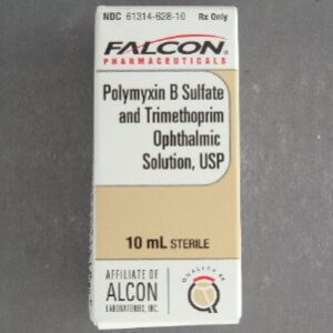 Polymyxin B Sulfate / Trimethoprim 10,000 / mL – 0.1 Ophthalmic Drops 10 mL