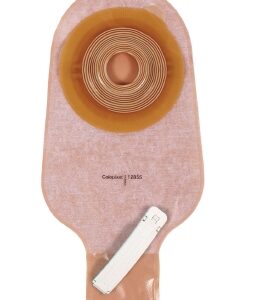 Colostomy Pouch Assura One-Piece System 9-3/4 Inch Length Convex, Trim to Fit 3/4 to 1-3/4 Inch Stoma Drainable