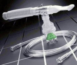Salter Labs 8900 Series Handheld Nebulizer Kit Small Volume Medication Cup Adult / Pediatric Aerosol Mask Delivery