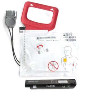 Replacement Kit LIFEPAK CR Plus Includes 1 set of electrode pads, 1 CHARGE-PAK charging unit and discharger CHARGE-PAK charging unit and QUIK-PAK pacing/defibrillation/ECG electrode pads