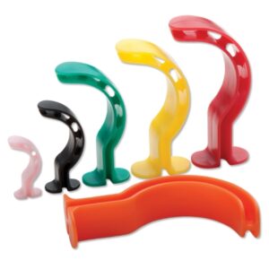 Berman Oropharyngeal Airway Set Assorted Colors Assorted Lengths Assorted Sizes NonSterile Adult / Pediatric / Infant / Neonate