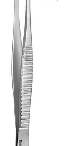 Tissue Forceps MeisterHand Russian 6 Inch Length OR / Surgical Grade German Stainless Steel NonSterile NonLocking Thumb Handle Straight Radially Serrated Cup Tips