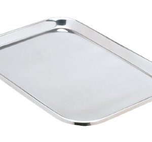 Instrument Tray Miltex Non Perforated Mayo Stainless Steel 5/8 X 10 X 14 Inch