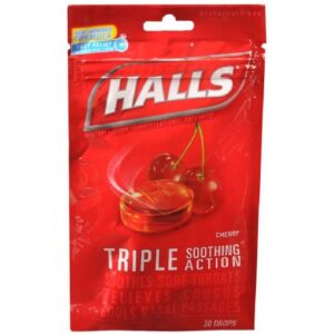 Cold and Cough Relief Halls 7 mg Strength Lozenge 30 per Bag