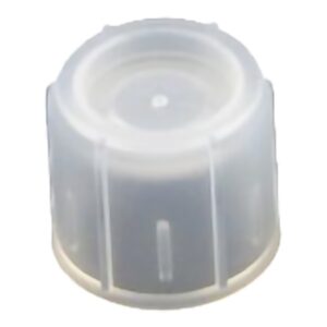 Globe Scientific Tube Closure Polyethylene Two-Position Snap Cap Natural 12 mm For 12 mm Tubes NonSterile