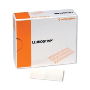 Skin Closure Strip Leukostrip 1/4 X 3 Inch Nonwoven Material Flexible Strip White