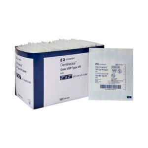 Gauze Sponge Dermacea 2 X 2 Inch 8-Ply Sterile 2 per Pack