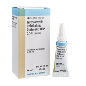 Erythromycin Base 0.5% Ophthalmic Ointment 3.5 Gram