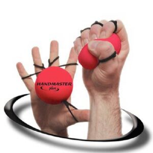 Exercise Ball Handmaster Plus Purple / White Soft Resistance