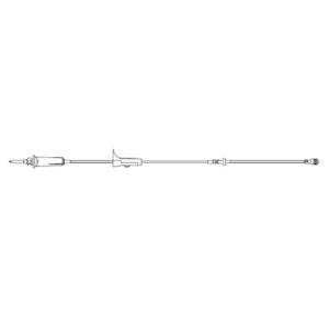 IV Pump Set Vista Pump Without Ports 15 Drops / mL Drip Rate Without Filter 108 Inch Tubing Solution
